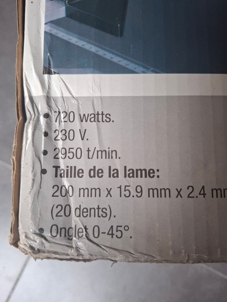 tafel zaagmaschien, Doe-het-zelf en Bouw, Ophalen, Gebruikt, Cirkelzaag, 600 tot 1200 watt