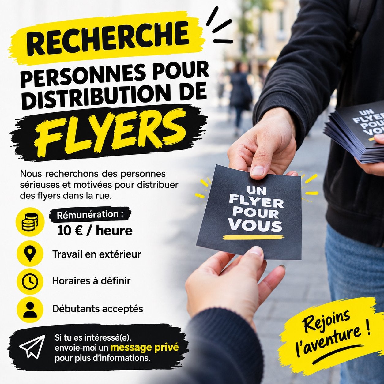 Recherche un distributeur de flyers, Hobby & Loisirs créatifs, Enlèvement ou Envoi