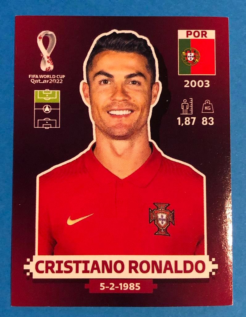 CristianoRonaldo Panini WCQatar2022Oryx Swiss Edition #POR18, Verzamelen, Verzenden, Nieuw, Sport
