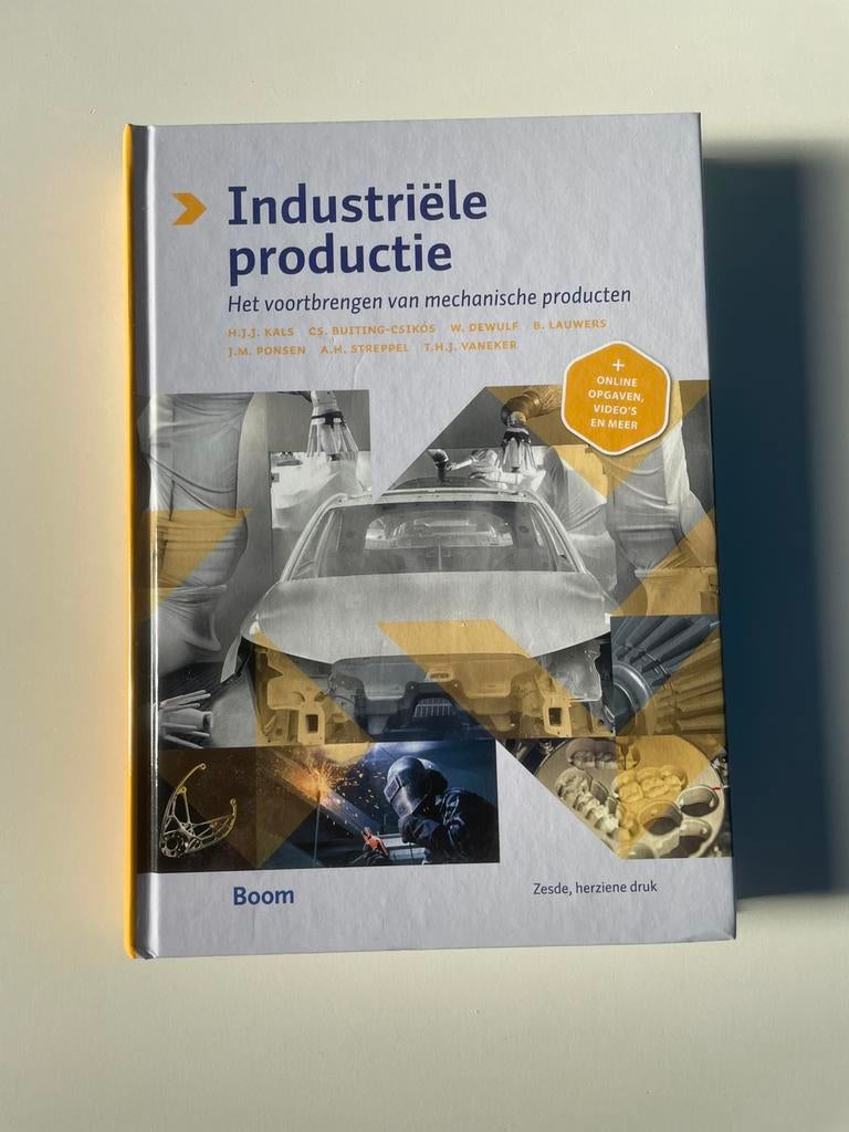 Huub Kals - Industriële productie, Livres, Technique, Neuf, Technologie des métaux, Enlèvement ou Envoi