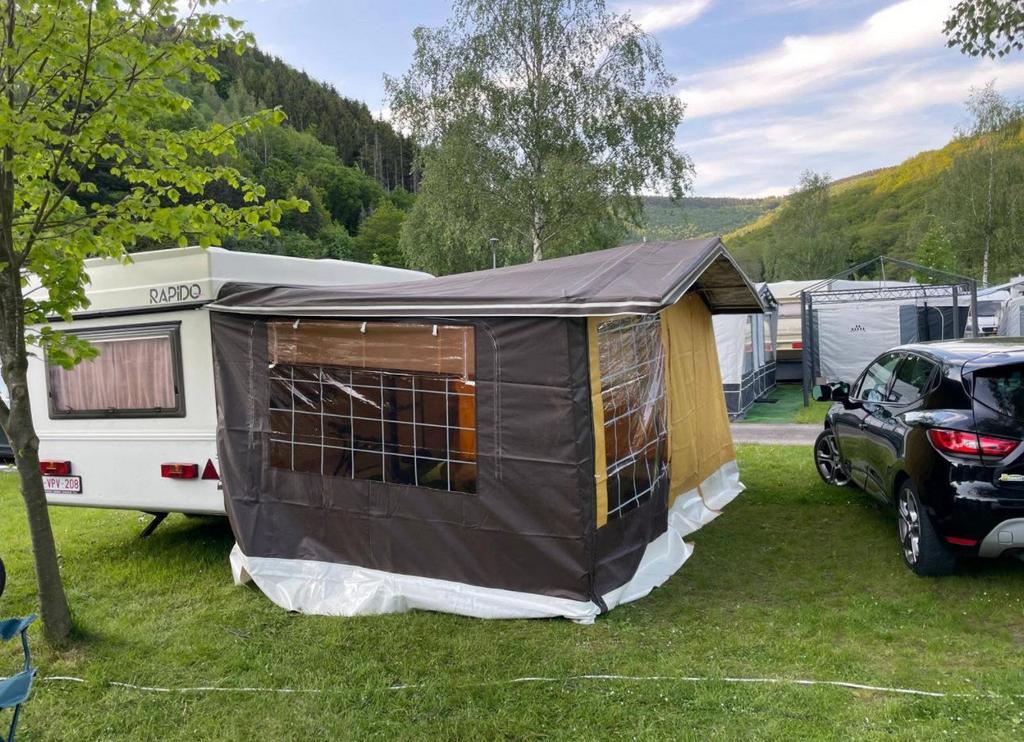 Te koop: Rapido Orline 34 vouwwagen Inklapbaar caravan tent, Ophalen, Zo goed als nieuw