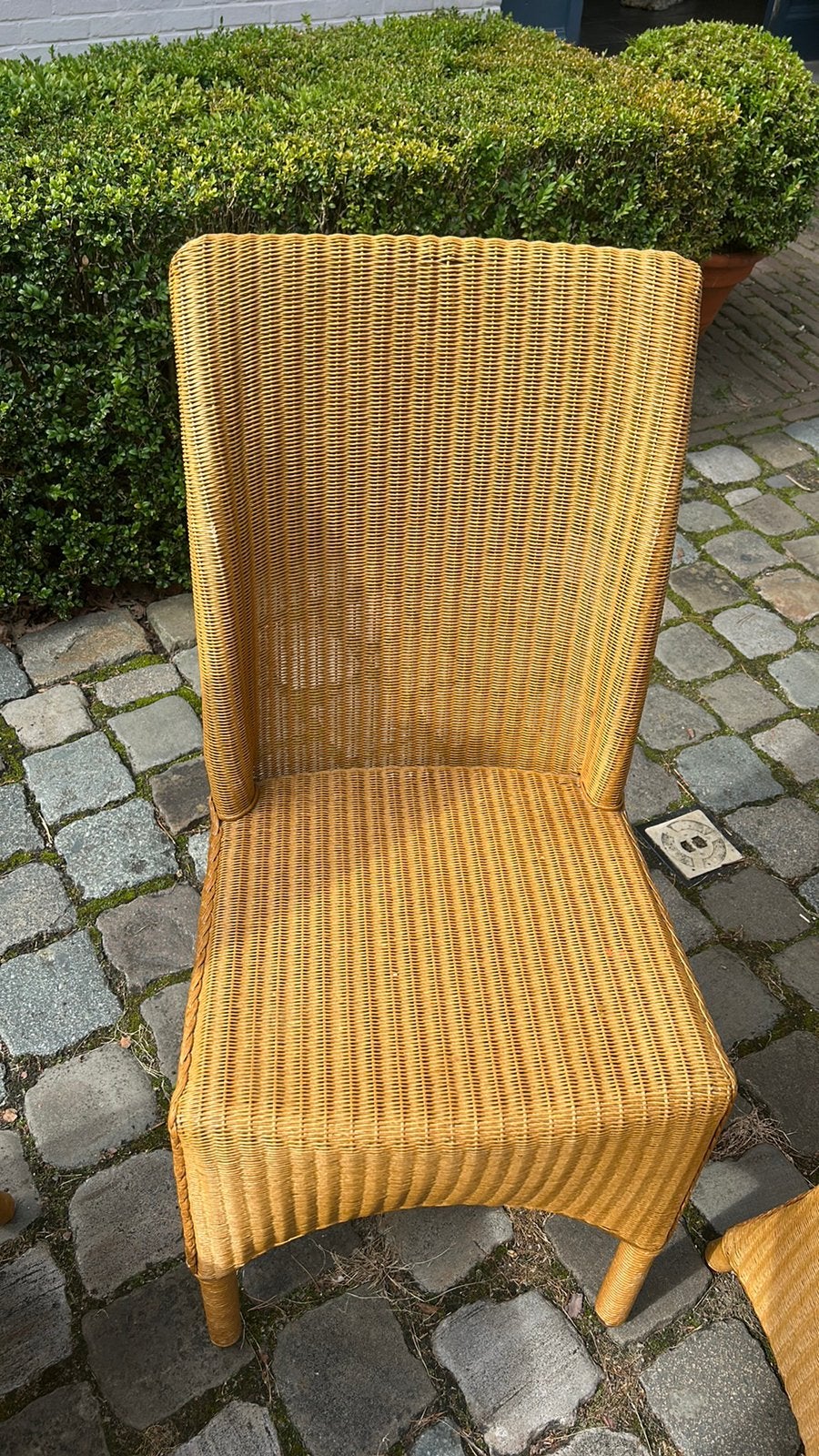 Lloyd Loom eetkamer stoelen, Ophalen, Zo goed als nieuw