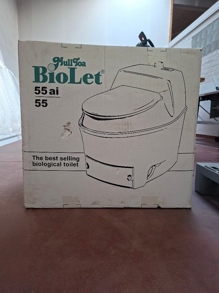 Toilette à compost Biolet MullToa 55ai - Jamais utilisée, Enlèvement, Neuf