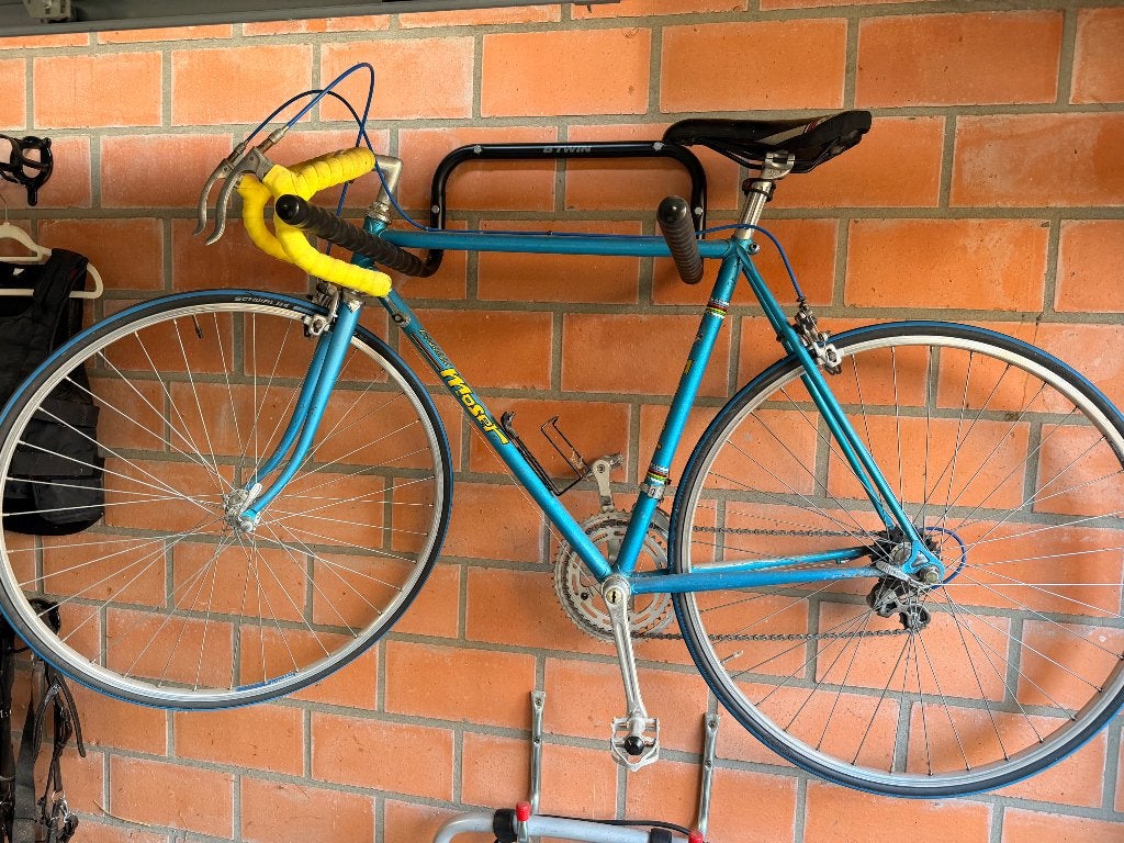 Vintage racefiets, Fietsen en Brommers, Minder dan 10 versnellingen, Gebruikt, Staal, Velgrem