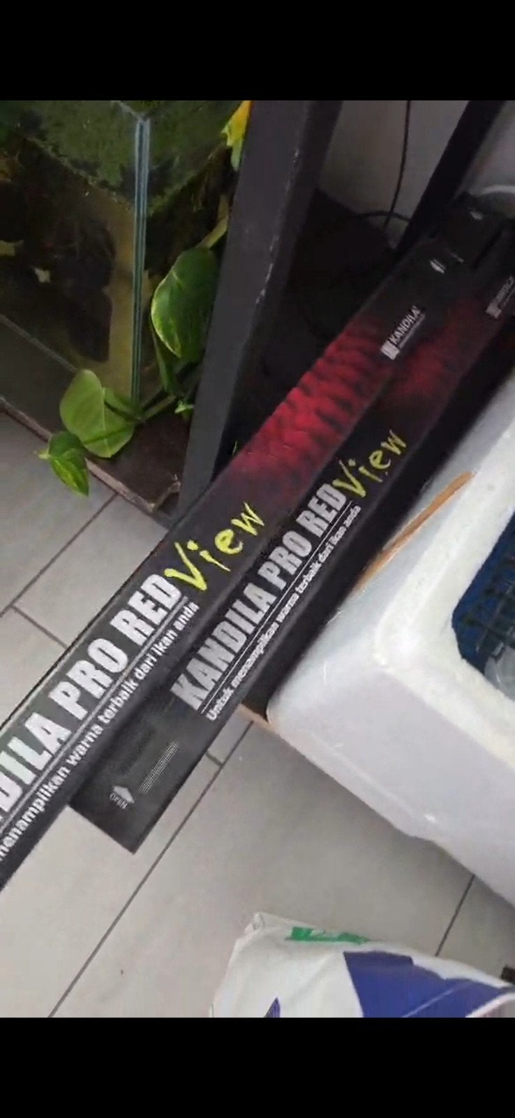 led aquarium Boost Rouge, Enlèvement