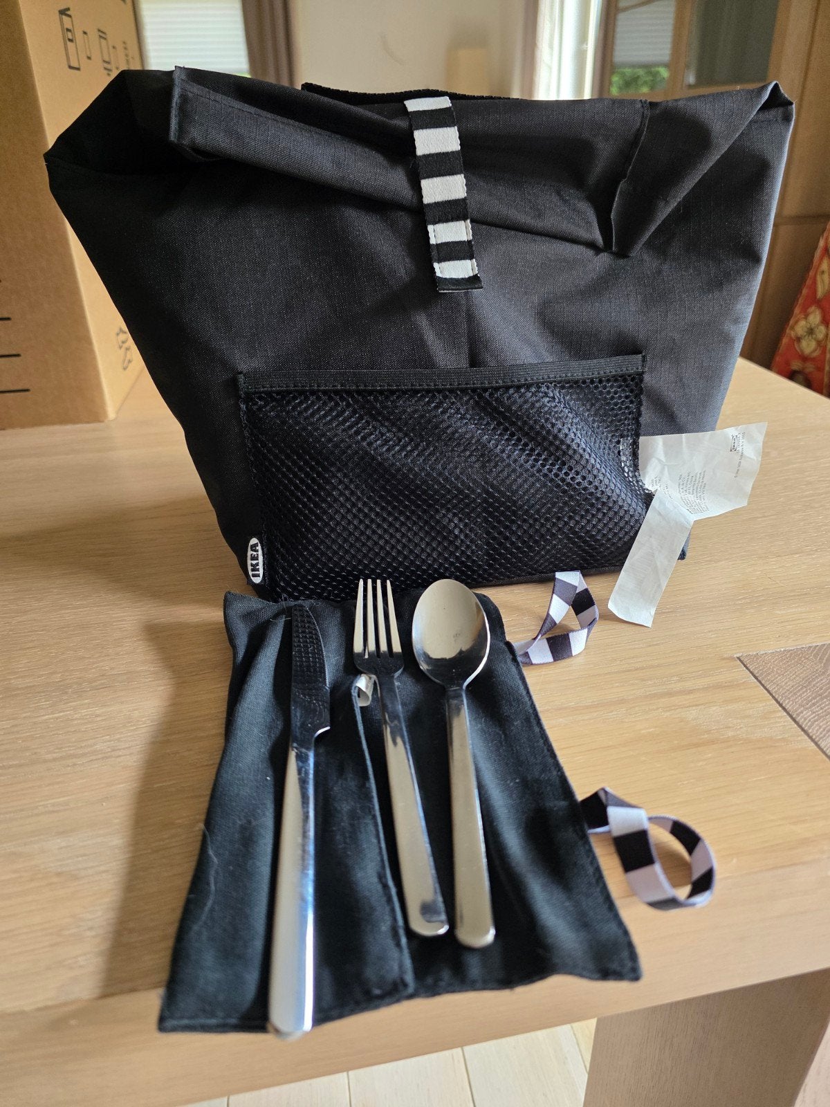 IKEA lunchtas met bestek, Huis en Inrichting, Keuken | Bestek, IKEA