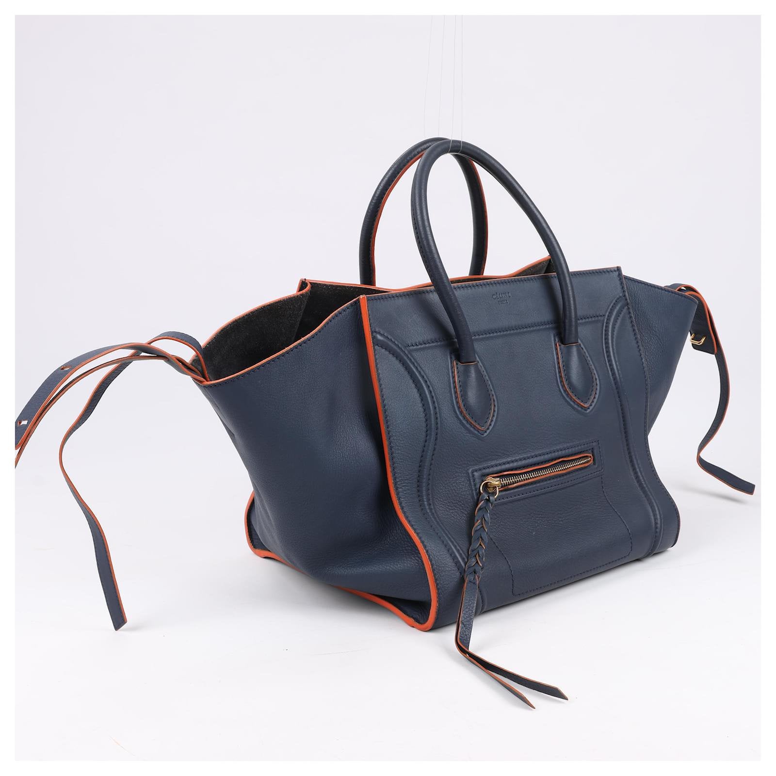 Sac à main Celine Luggage Phantom, Enlèvement, Utilisé, Bleu, Sac à main