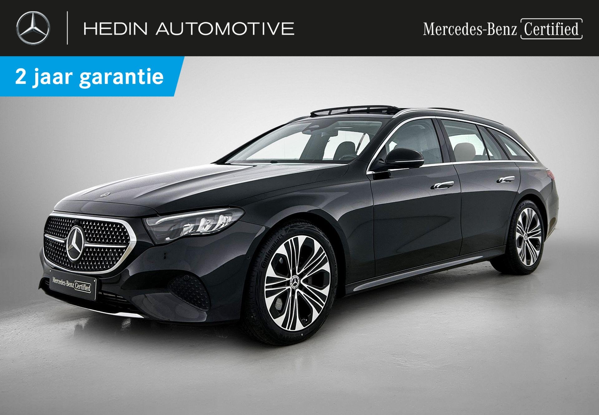 Mercedes-Benz E-Klasse 200 Break 4MATIC Luxury Line | Panora, Automaat, Gebruikt, Zwart, 4 cilinders