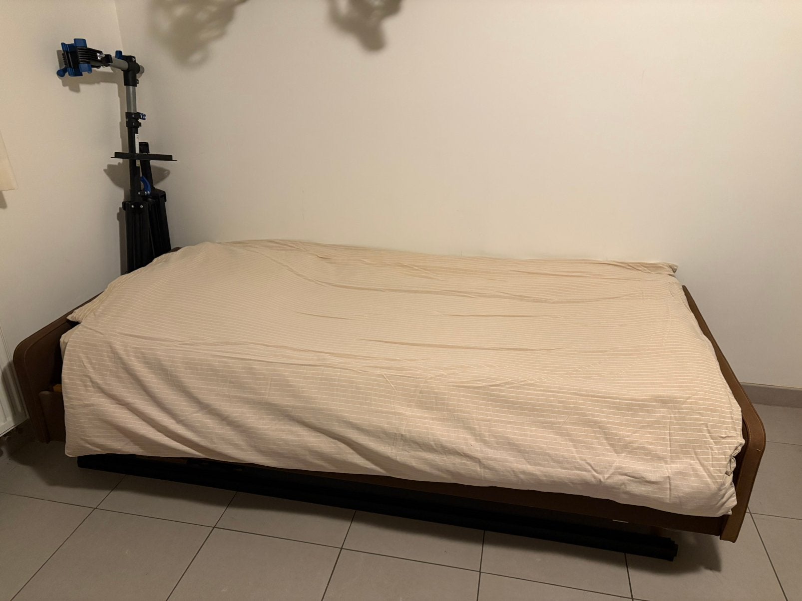 1 persoonbed te koop, Maison & Meubles, Enlèvement, Comme neuf, 100 cm