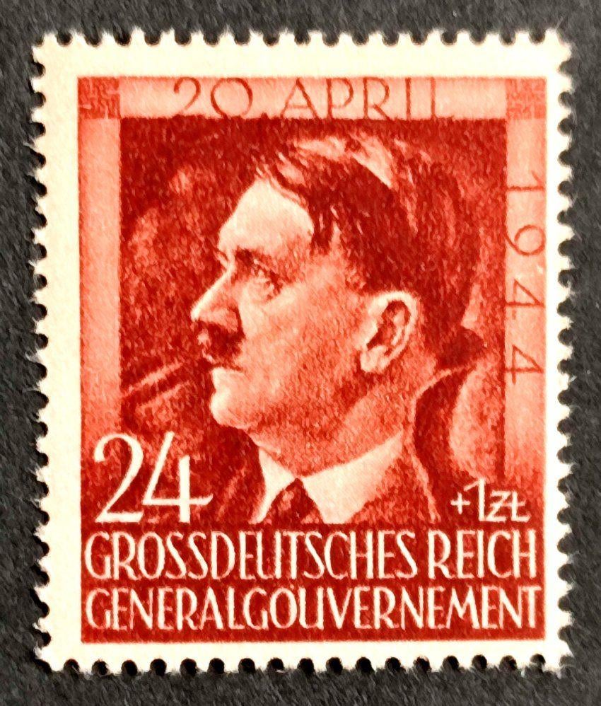 Gen.Gouv.: 55ste verjaardag A.Hitler 1944 POSTFRIS, Enlèvement ou Envoi, Autres périodes, Non oblitéré