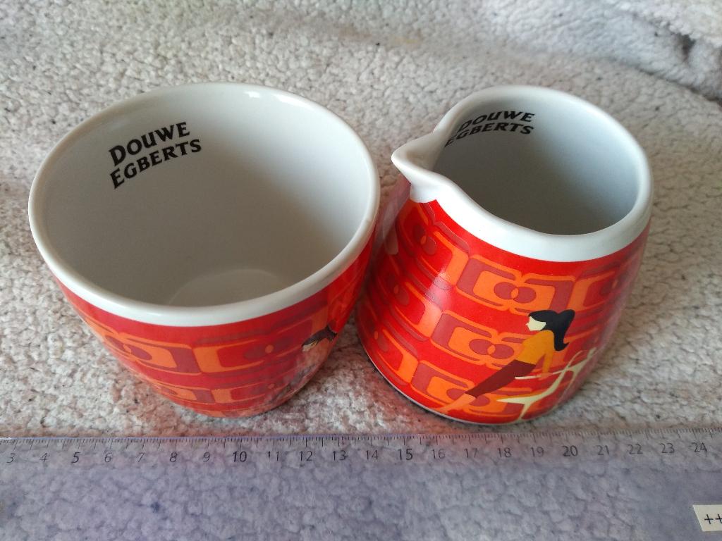 Douwe Egberts suiker melk kannetje koffie potjes moederdag, Ophalen of Verzenden, Nieuw