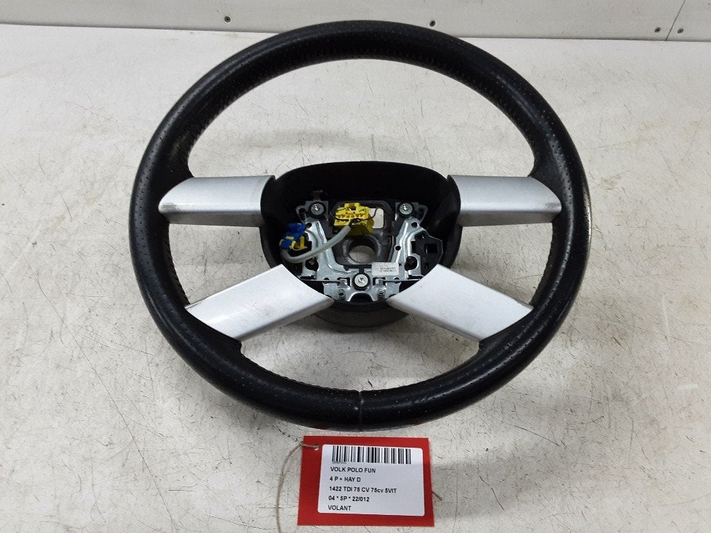 VOLANT DIRECTION Polo IV (9N1 / 2/3) (6Q0419091N), Volkswagen, Mevr. I. Hauben, Utilisé, Rue de l'Espoir 34 34
4030  GRIVEGNÉE, BE