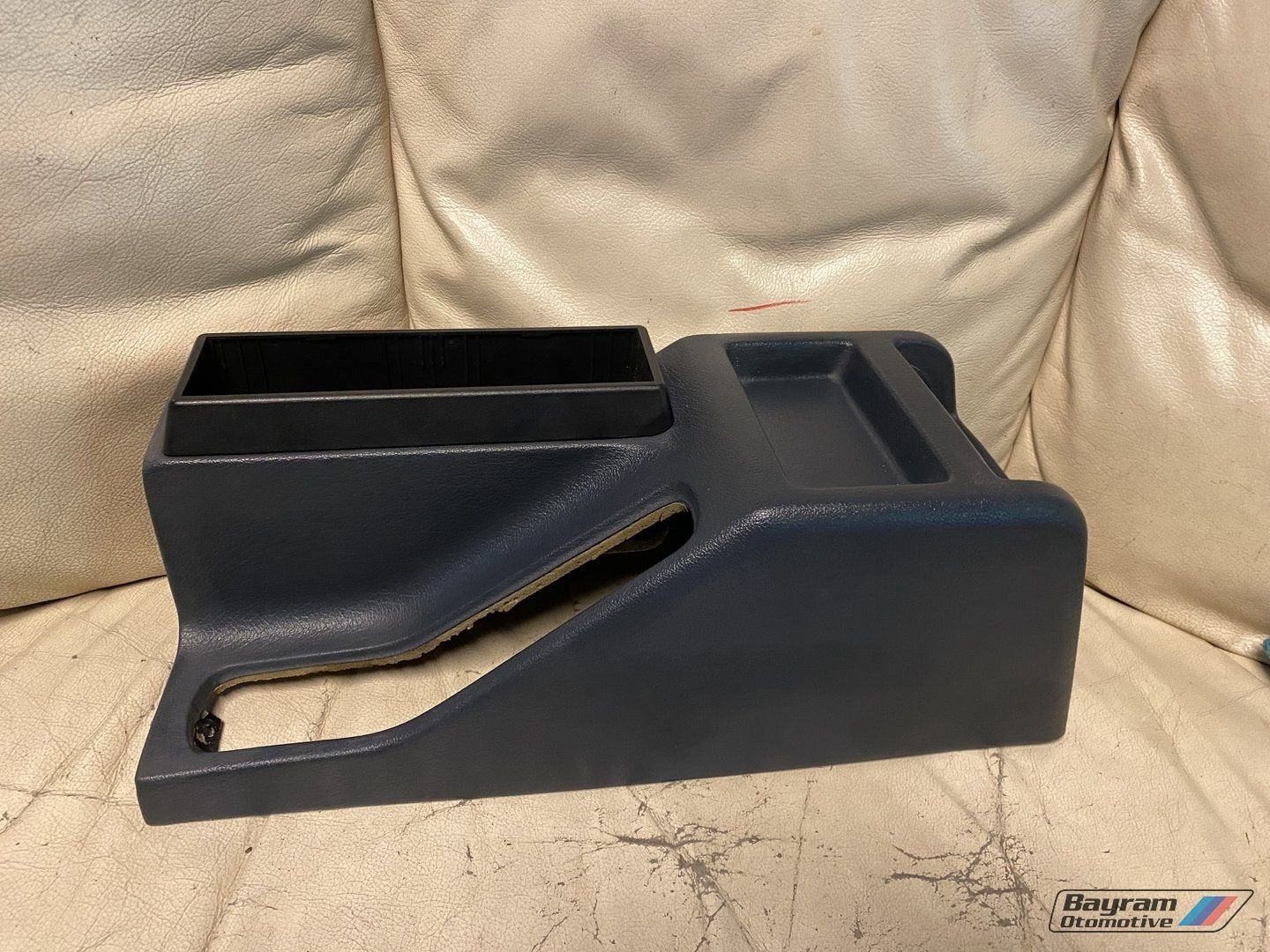 Bmw E34 middenconsole blauw 5-serie sedan cassette houder, Gebruikt, -, -, Ophalen of Verzenden