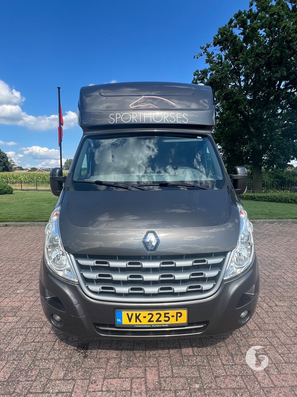 Prachtige en luxe Roelofsen paardencamionette!, Enlèvement, Comme neuf, Aluminium, Remorque 2 chevaux