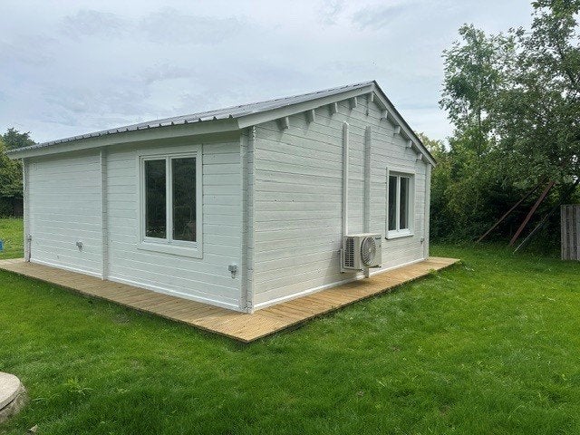 vakantiewoning + zwem/visvijver in verblijfsrecreatiegebied, 287 kWh/m²/jaar, Provincie Oost-Vlaanderen, Verkoop zonder makelaar