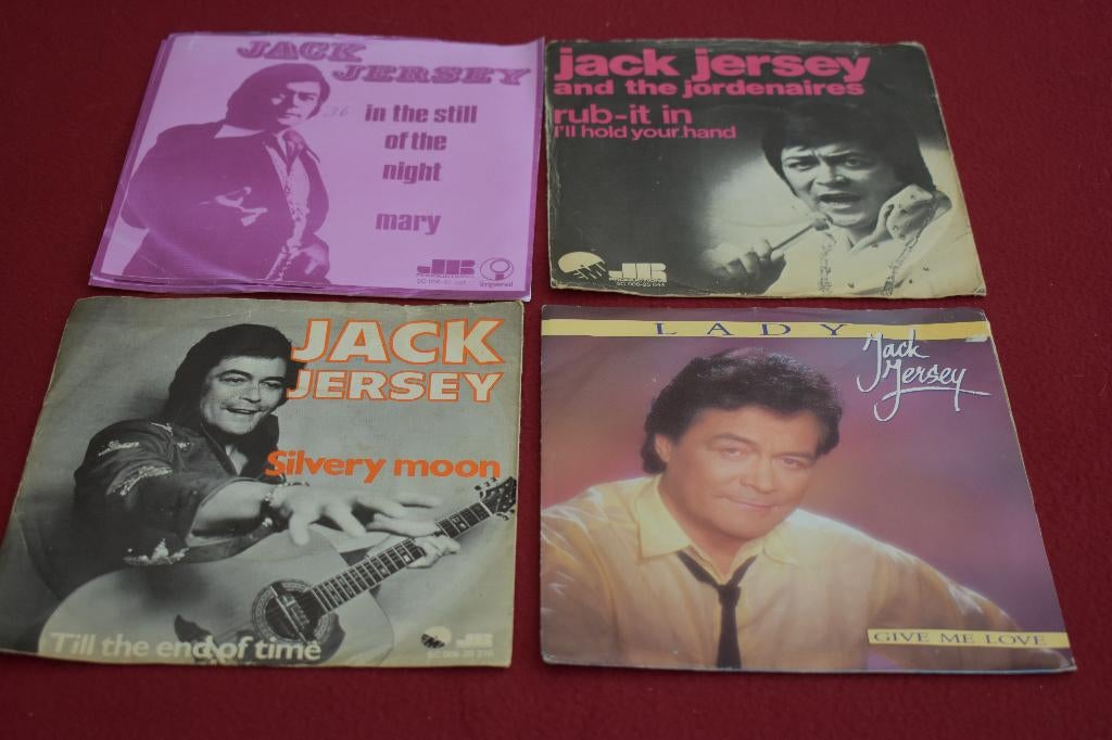 reeks 45t vinylsingels van Jack JERSEY, Ophalen of Verzenden, 1970 - 1979, Zo goed als nieuw, 7 inch