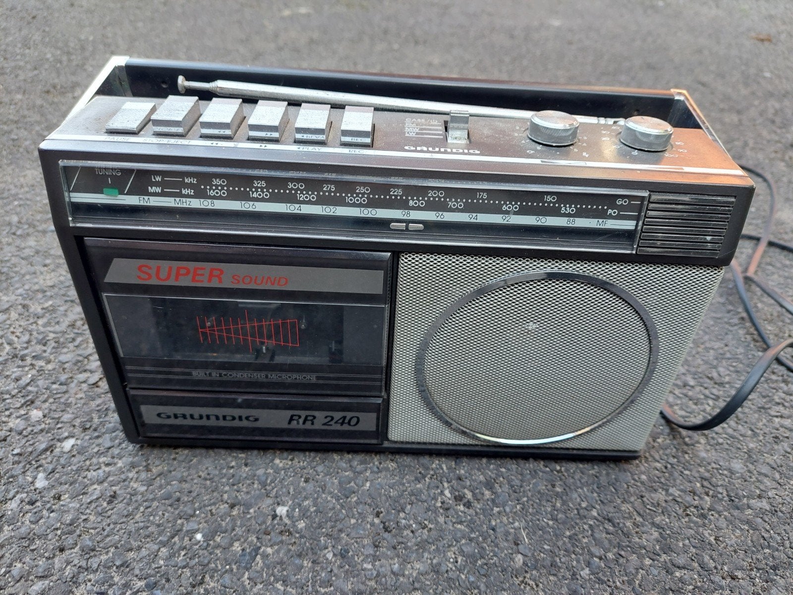 Portatief Grundig, Ophalen of Verzenden, Gebruikt, Grundig