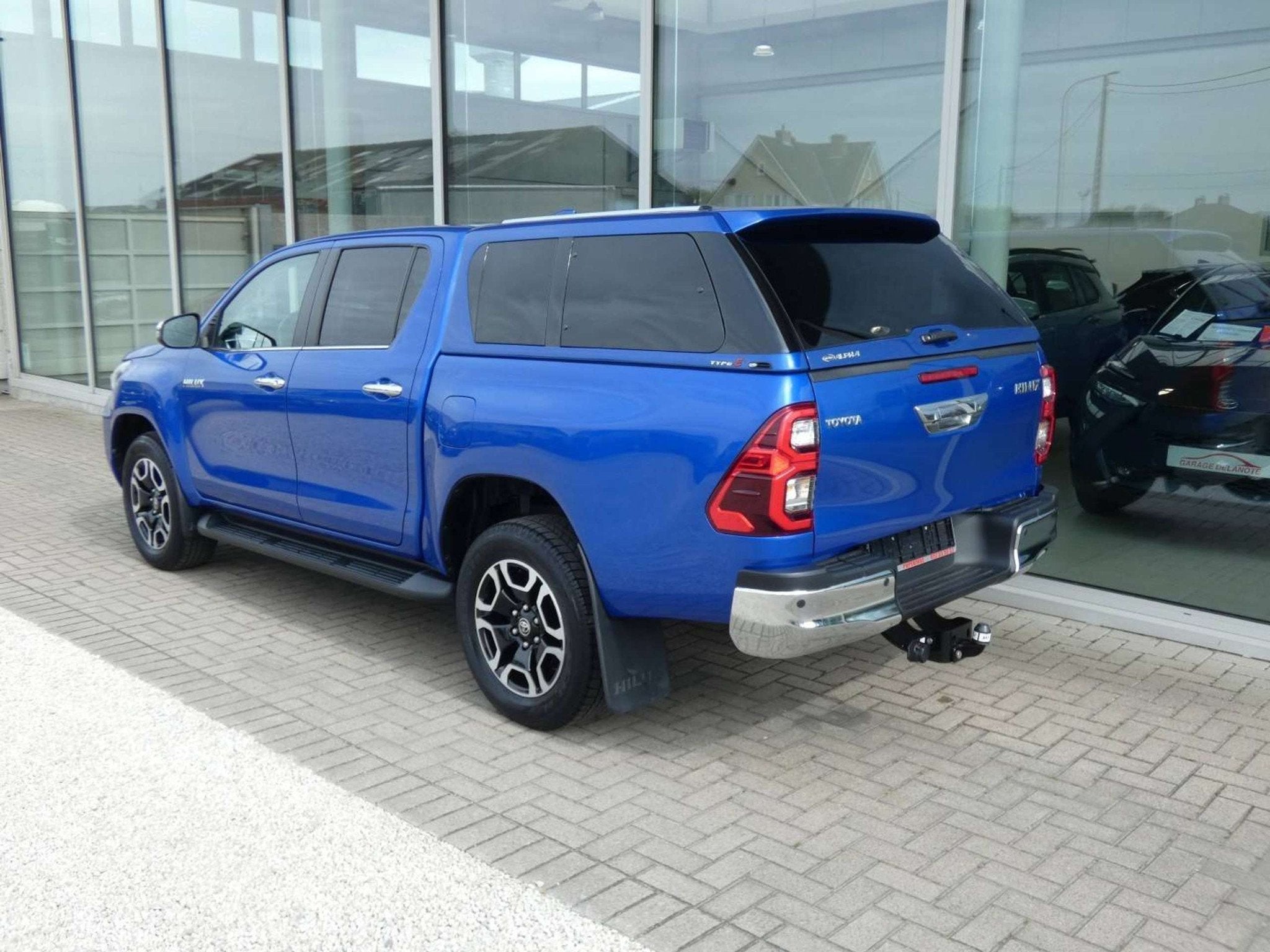 Toyota Hilux 2.8 Autom LOUNGE *36364+BTW* +LEDER +ZETELVERWA, Cuir, Achat, Entreprise, Noir