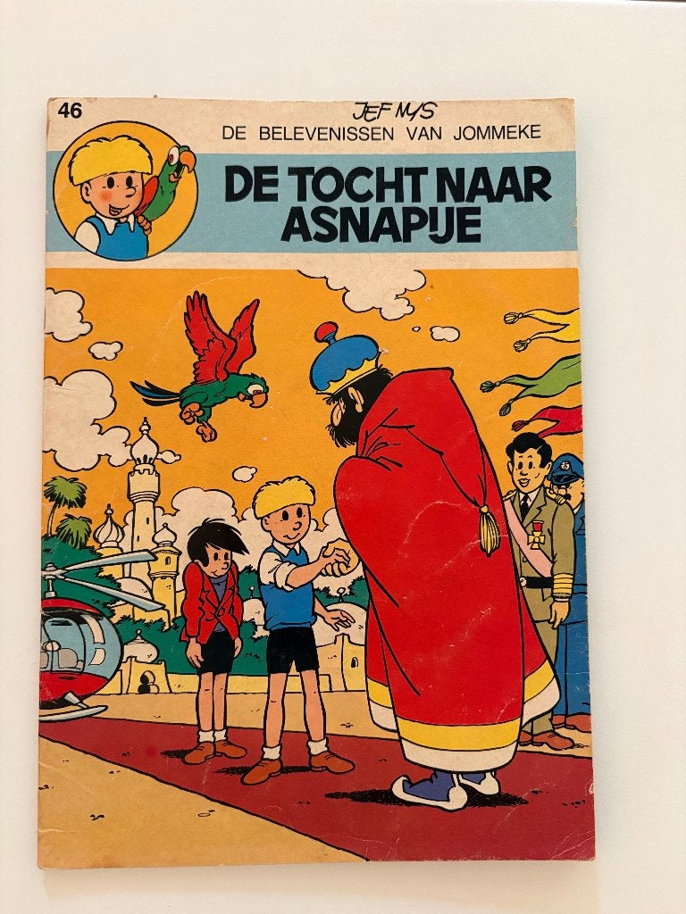 De belevenissen van Jommeke De tocht naar Asnapije, Boeken, Eén stripboek, Ophalen, Gelezen, Jef Nys.