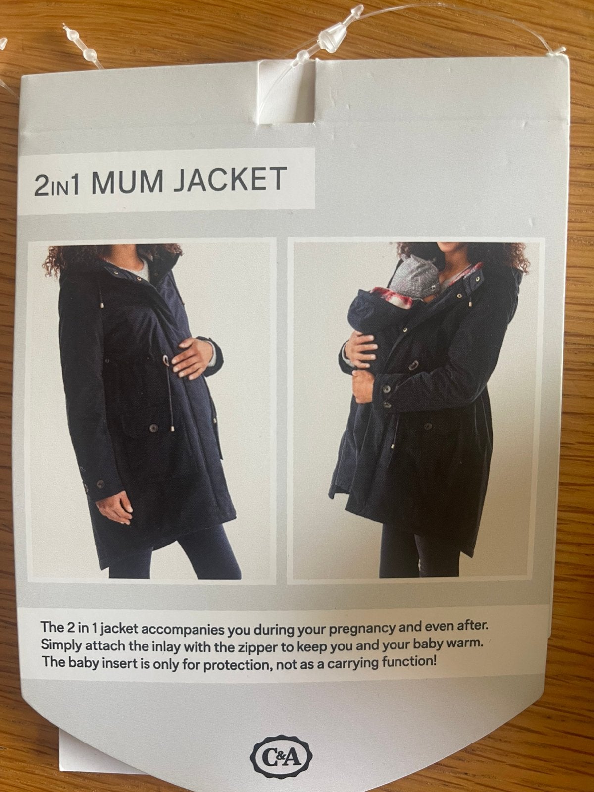Zwangerschapsjas + daarna ook met je baby te gebruiken!, Kinderen en Baby's, Ophalen of Verzenden, Zo goed als nieuw
