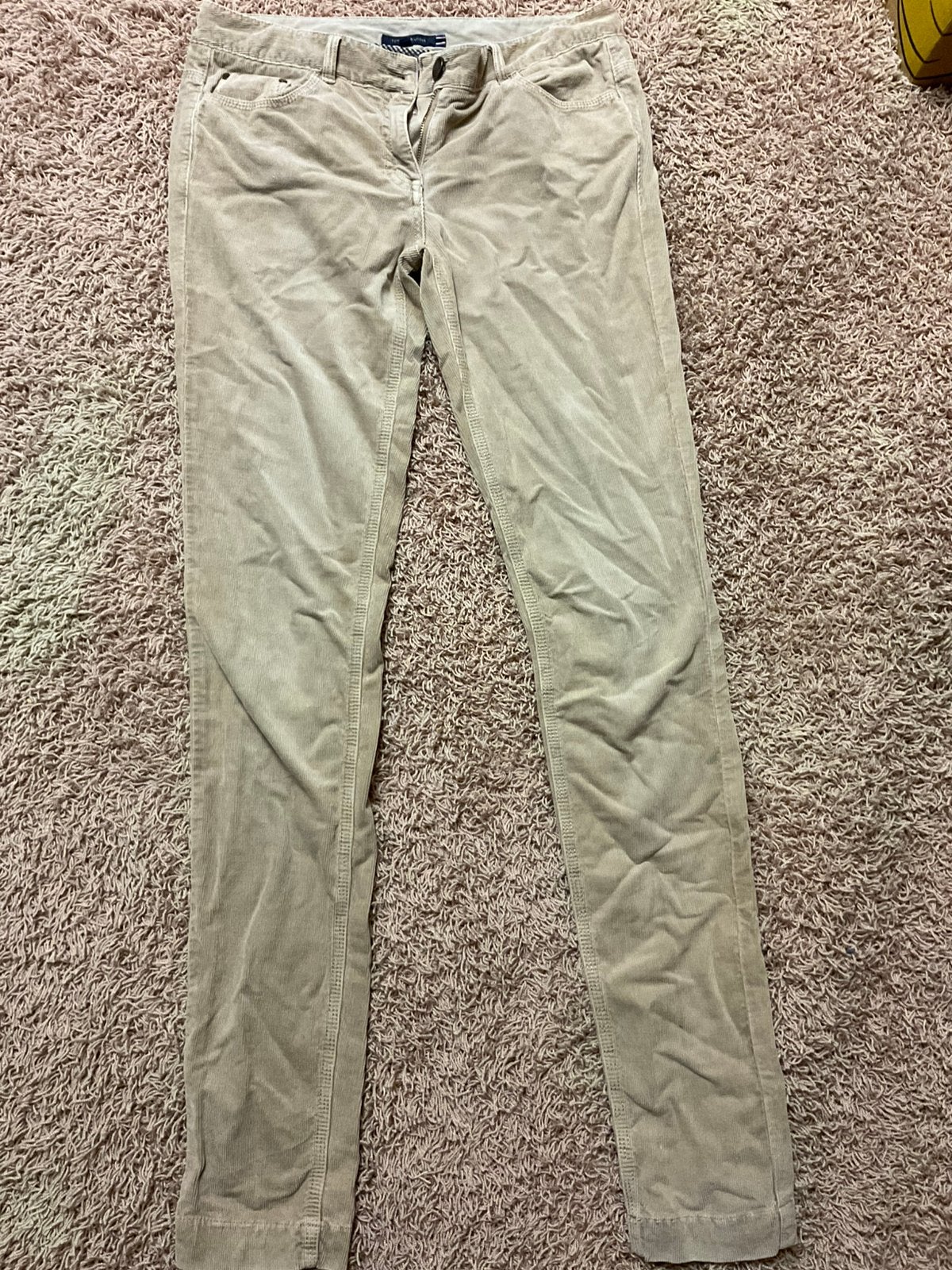 Beige geribde broek, Tommy Hilfiger, Ophalen of Verzenden, Zo goed als nieuw, Beige
