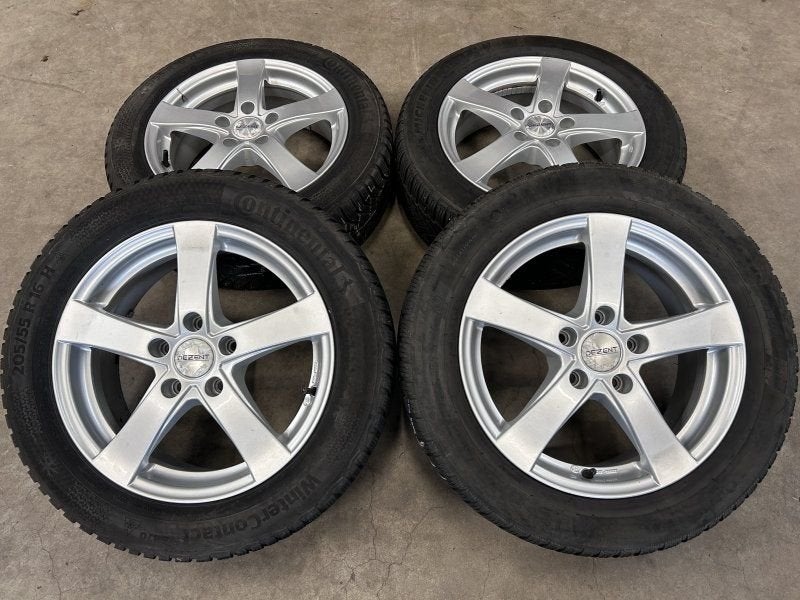 16 inch Dezent velgen + winterbanden Golf / A3 / Leon / Octa, Pneus et Jantes, Pneus hiver, 16 pouces, -