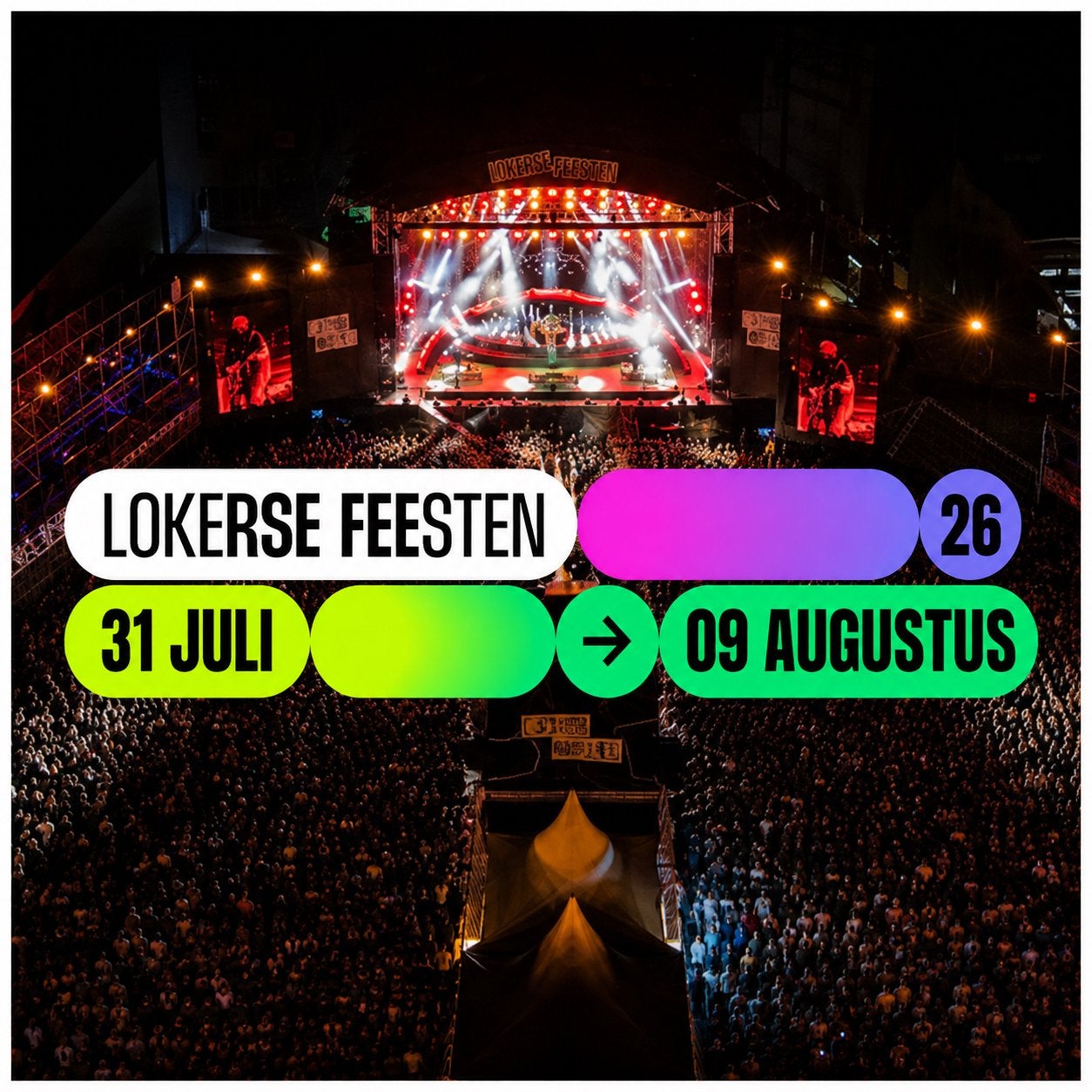 Ticket Lokerse Feesten – VANDAAG 08/08 – Lenny Kravitz, Tickets en Kaartjes, Augustus
