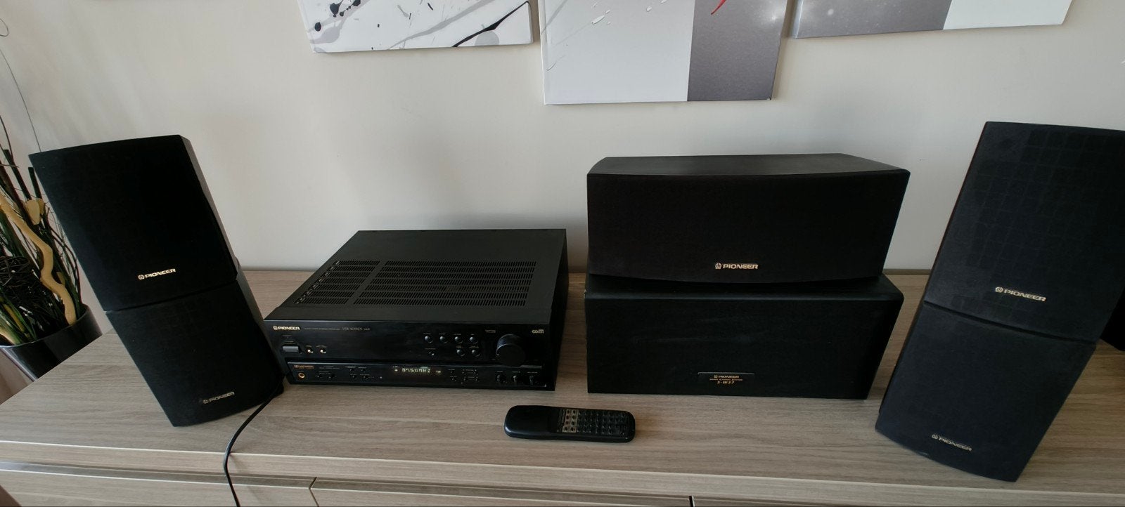 Pioneer Amplificateur VSX-405 RDS MK2 + Enceintes S-W37, Audio, Tv en Foto, Stereoketens, Ophalen, Gebruikt, Tuner of Radio, Pioneer