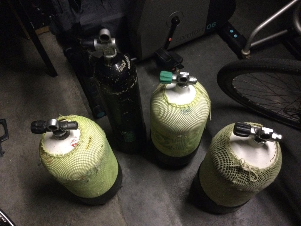 Duikfles 7L 200 Bar te koop aan 65€, Enlèvement ou Envoi, Utilisé, Bouteille de plongée