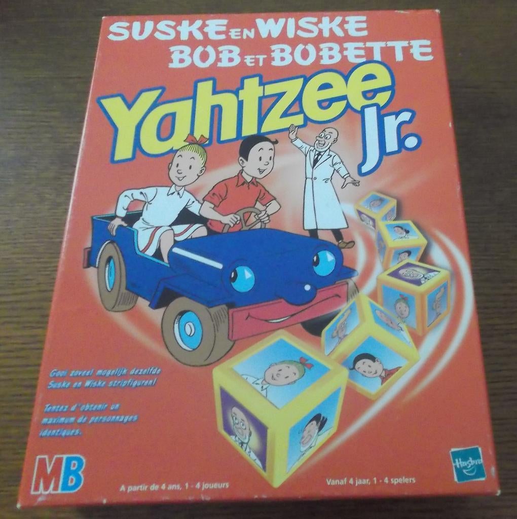 Suske en Wiske Yahtzee Jr. / MB, Een of twee spelers, Ophalen, Zo goed als nieuw, MB