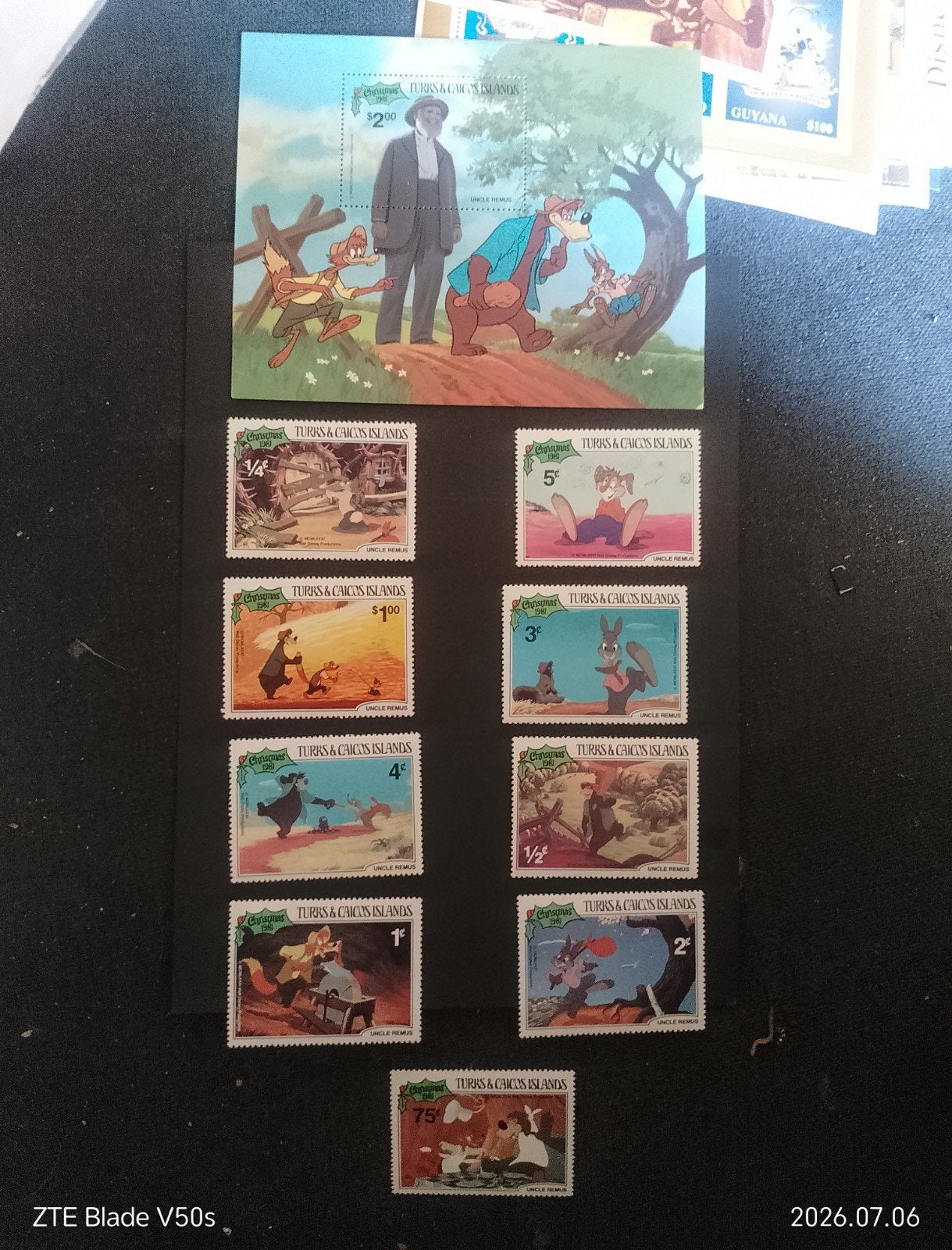 Histoire des timbres postaux | Wald Disney Remus, Enlèvement ou Envoi