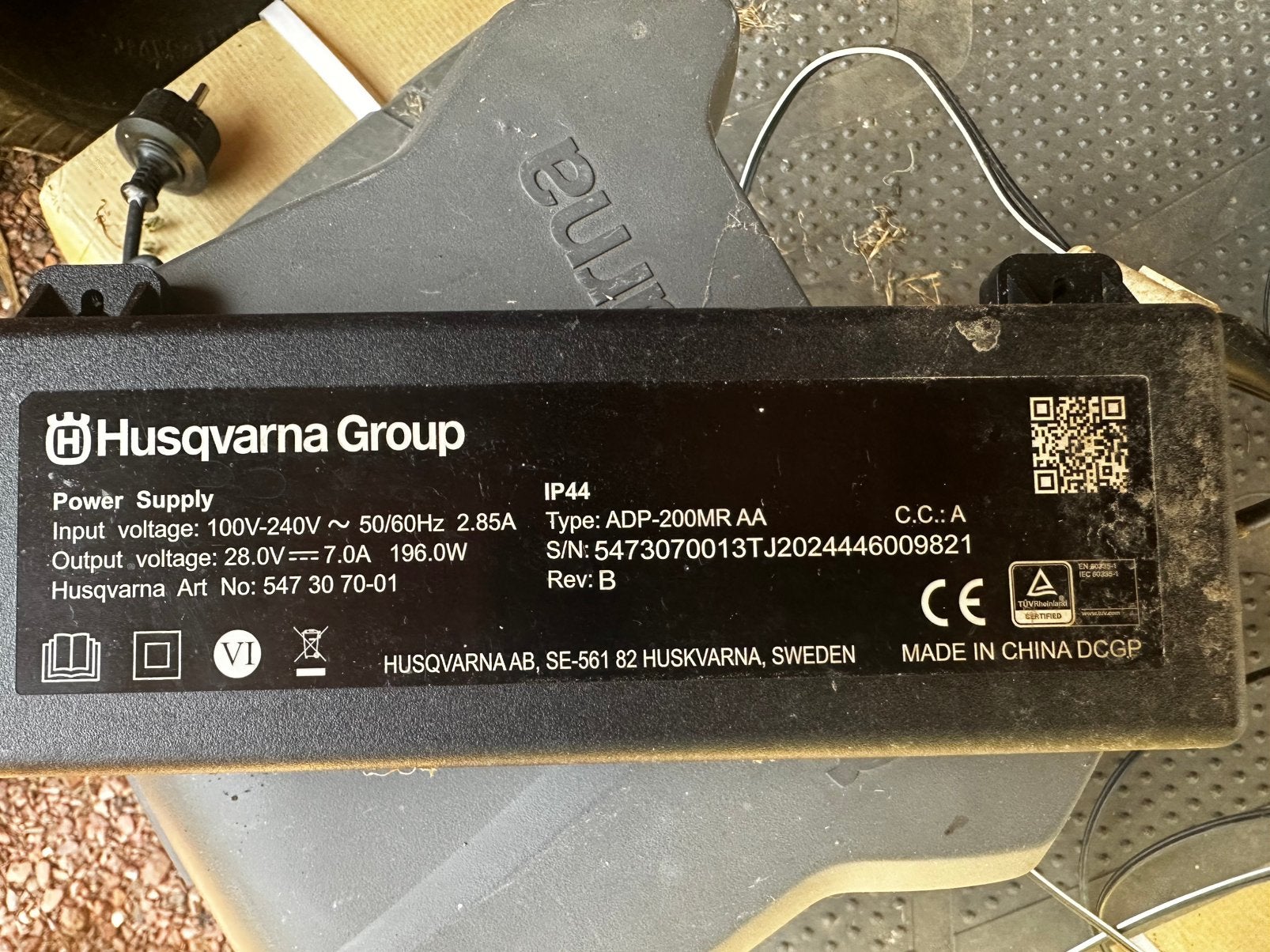 Transformateur alimentation Husqvarna, Jardin & Terrasse, Tondeuses robotisées, Enlèvement ou Envoi, Utilisé