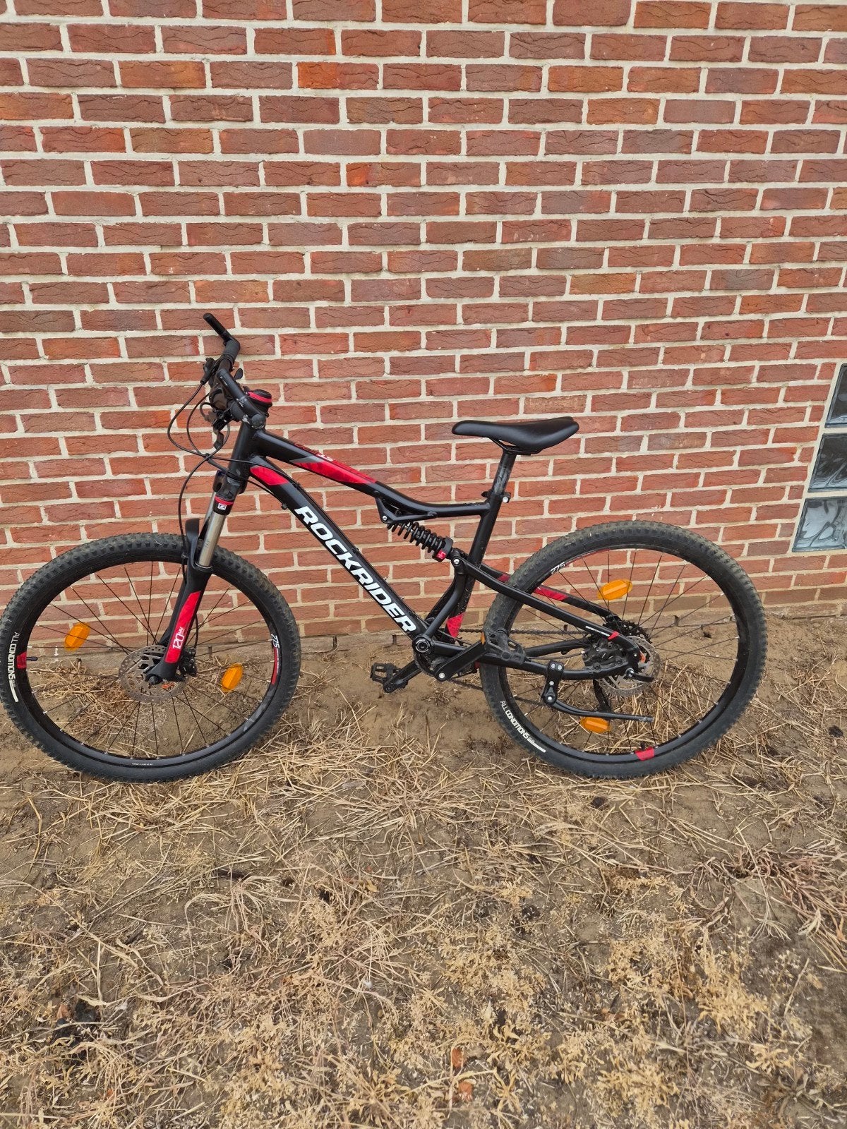 Rockrider ST 530 Full Suspension MTB, Ophalen, 24 inch of meer, Staal, Zo goed als nieuw