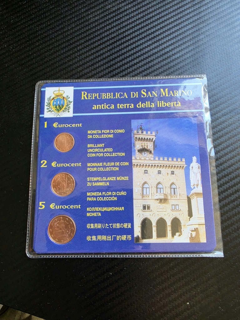 pochette euro san marino, Postzegels en Munten, Munten | Europa | Euromunten, Ophalen