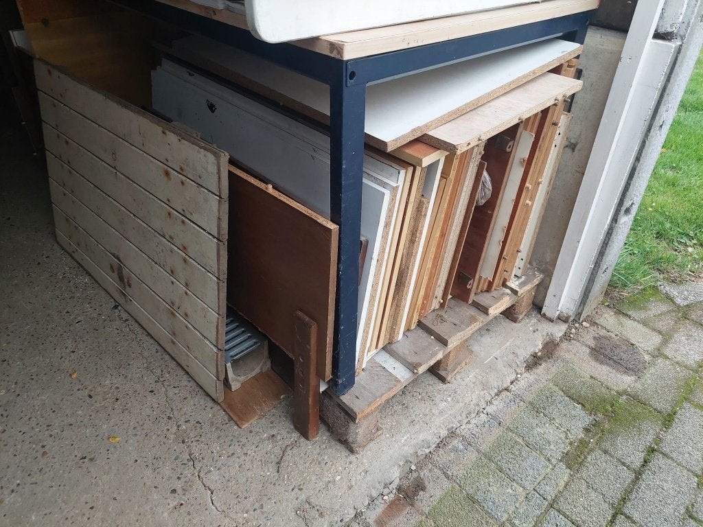 houten planken, Doe-het-zelf en Bouw, Ophalen, Gebruikt, Plank