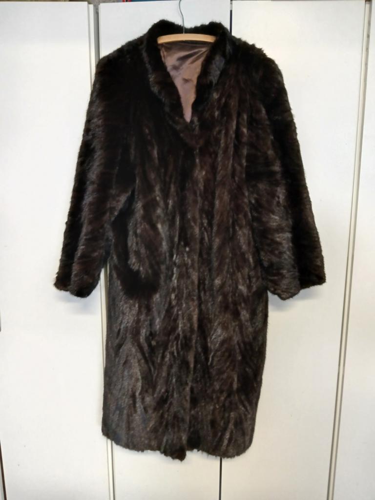 Manteau fourrure femme, Kleding | Dames, Jassen | Winter, Ophalen, Gedragen, Maat 46/48 (XL) of groter, Bruin