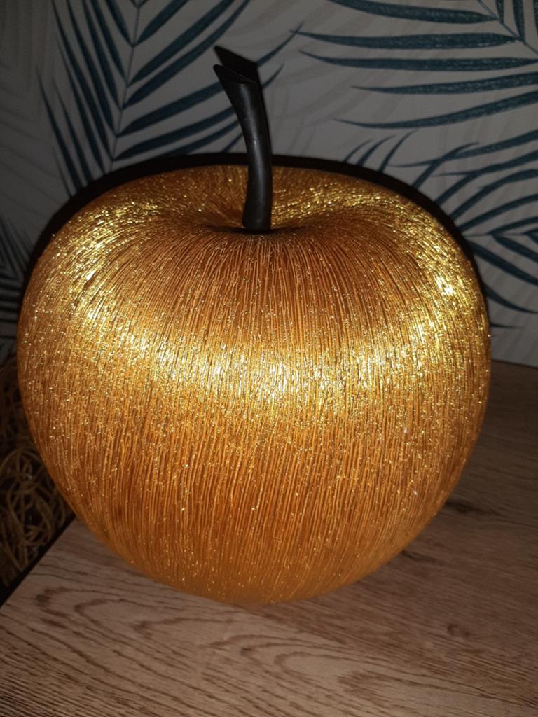 Grosse pomme, Maison & Meubles, Accessoires pour la Maison | Autre, Enlèvement, Doré