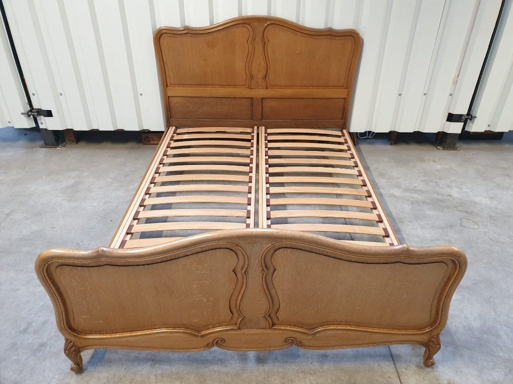 Queen Ann Stijl tweepersoonsbed. Levering mogelijk., Ophalen, Gebruikt, Tweepersoons, 200 cm