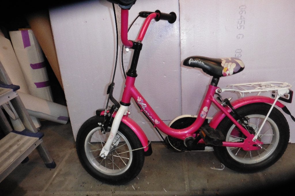 Meisjesfiets (12inch) in perfecte staat, Velgrem, 14 inch of minder, Zo goed als nieuw, Ophalen