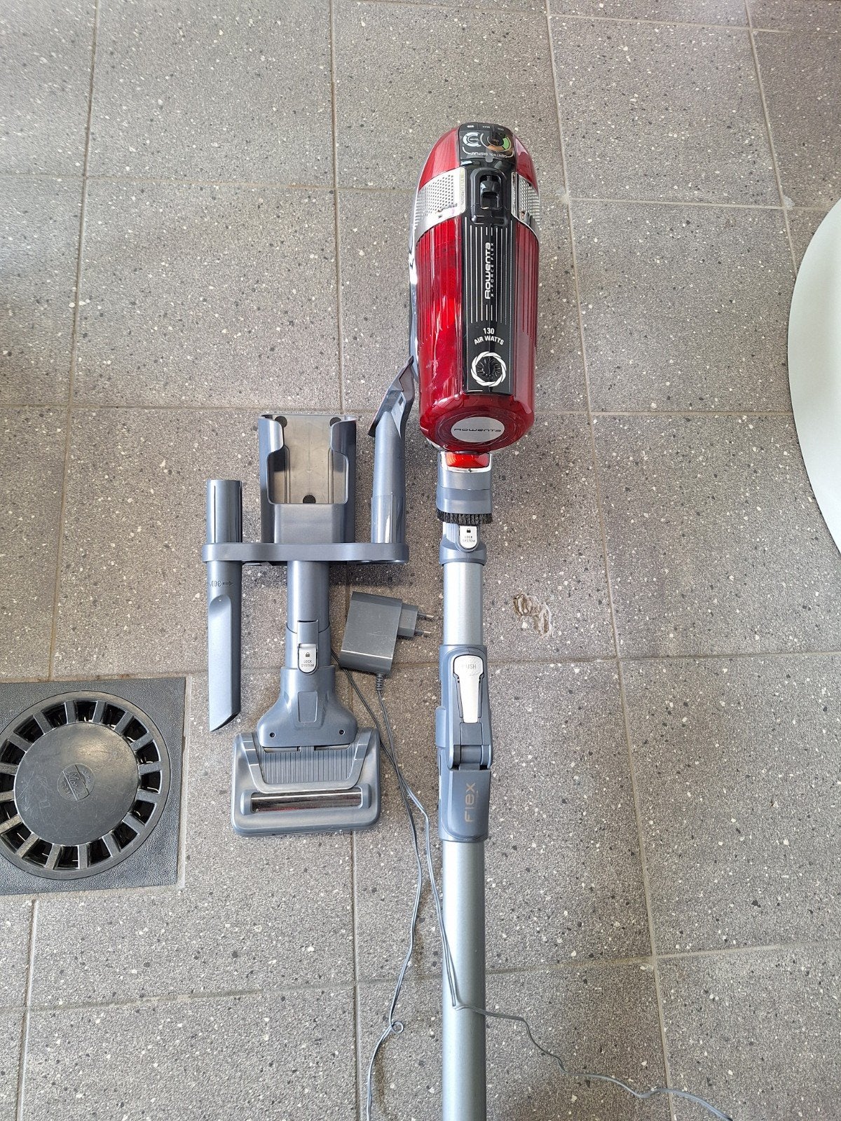 stofzuiger met batterij rowenta, Elektronische apparatuur, Stille werking, Zo goed als nieuw, Reservoir, Steelstofzuiger