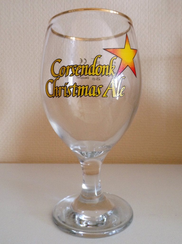 Corsendonk chrismas ale glas, Ophalen, Nieuw, Glas of Glazen