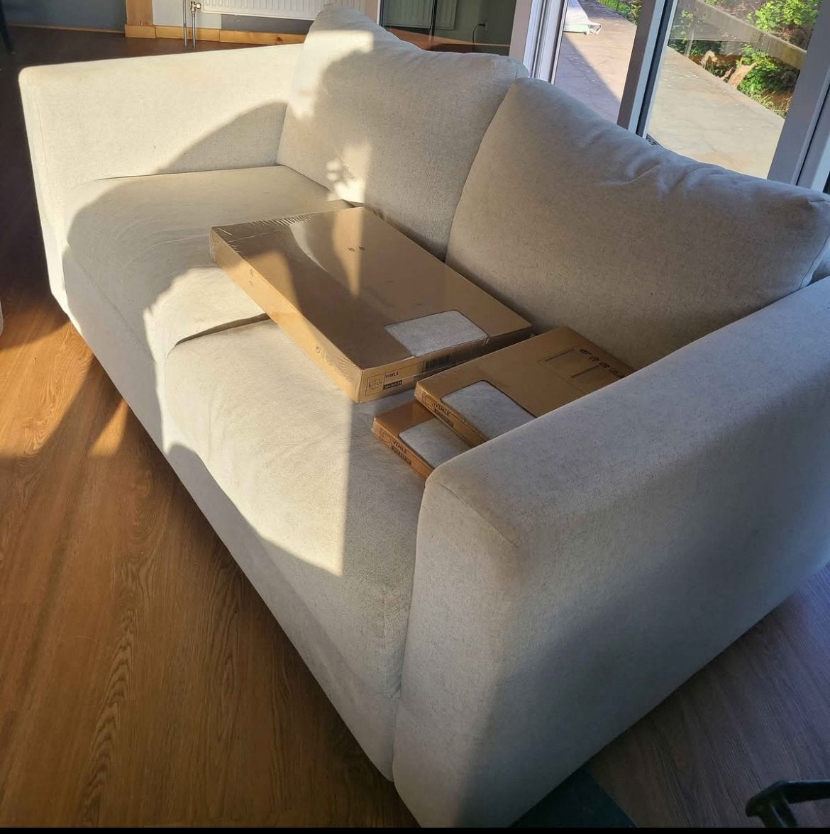 2 canapés IKEA VIMLE + housses neuves, Maison & Meubles, Enlèvement, Comme neuf