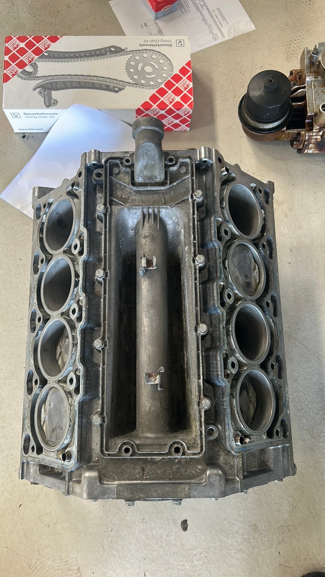 Bloc moteur M62b35 sans rayures, Enlèvement