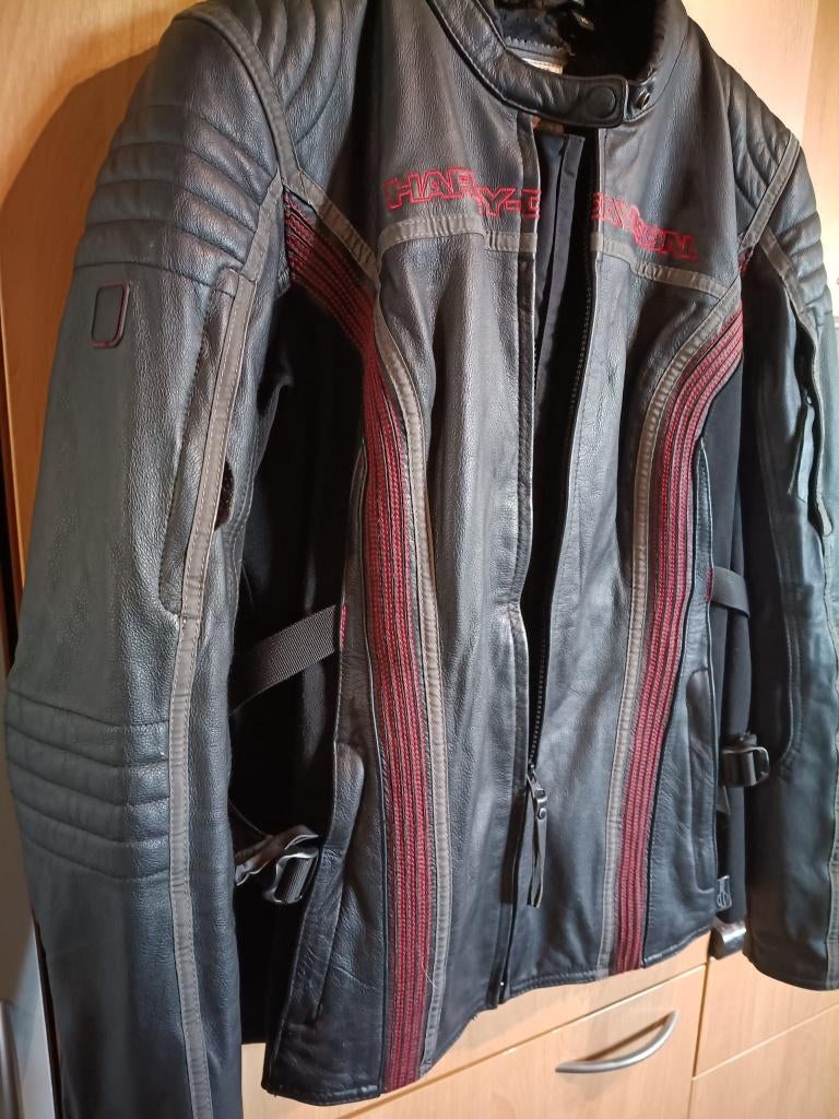 Dames Jas Harley Davidson XL, Jas | leer, Harley Davidson, Ophalen of Verzenden, Dames