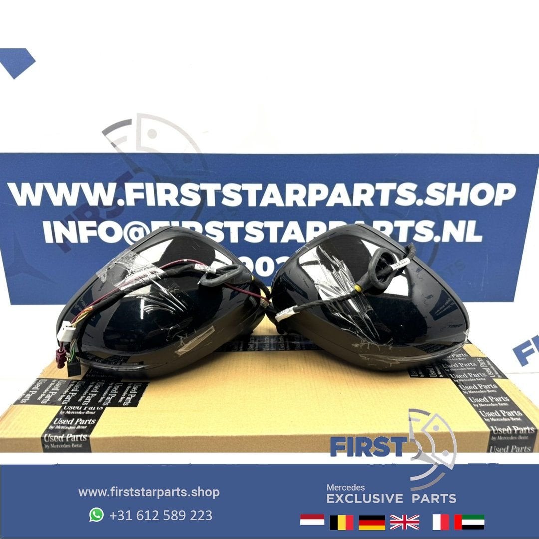 W177 SPIEGEL SET LINKS + RECHTS ZWART WIT GRIJS Mercedes A K, Gebruikt, -, Ophalen of Verzenden, -
