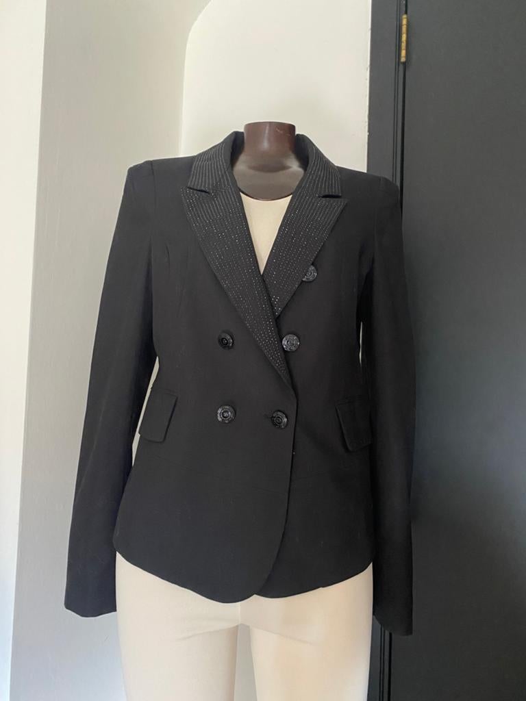 Veste blazer, Enlèvement ou Envoi, Comme neuf, Taille 38/40 (M), Noir