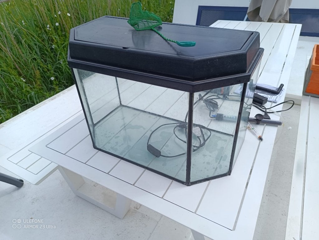 aquariumset, Ophalen, Verwarming, Gebruikt, Leeg aquarium