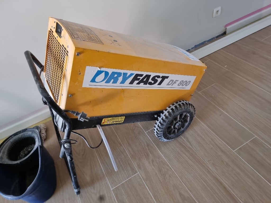 Bouwdroger DryFast DF800, Ophalen, Gebruikt, Afzuiger
