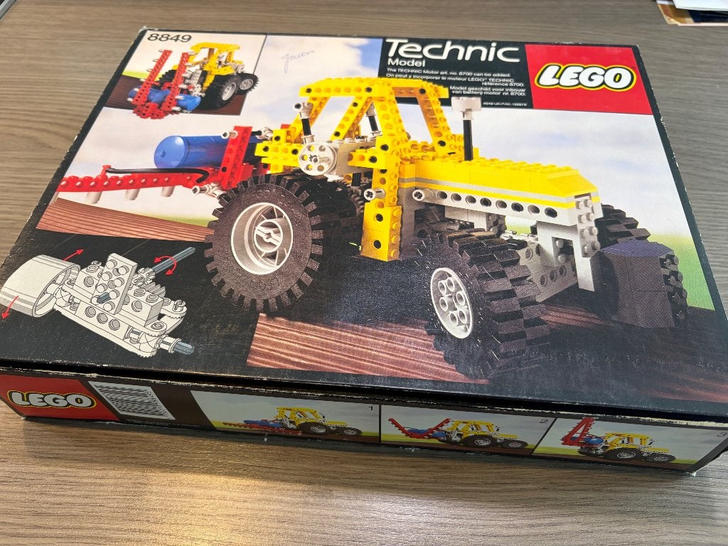 Lego Technic 8849 Tractor (Vintage), Enlèvement ou Envoi, Lego, Ensemble complet, Utilisé