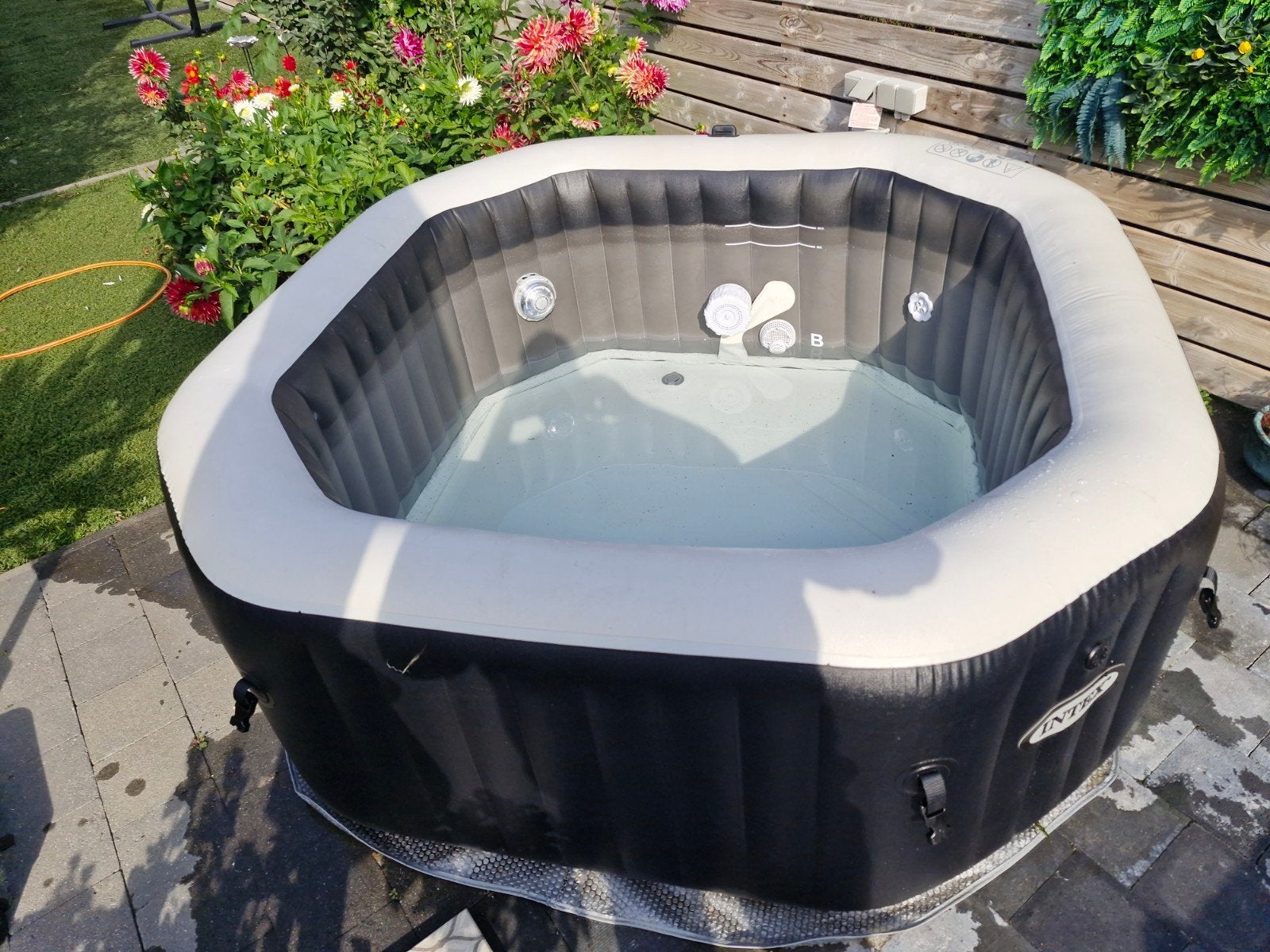 Intex Spa met toebehoren, Jardin & Terrasse, Enlèvement, Tapis de sol